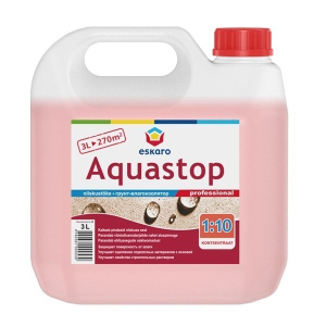 Ґрунтовка Eskaro Aquastop Professional Вологоізоляційна 3 л арт - U016 краща модель в Житомирі