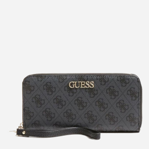 Кошелек женский Guess Alby Slg Large Zip Around SWSA7455460-COA Темно-серый (8000702444292) лучшая модель в Житомире