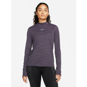 Спортивная кофта Nike W Nk Df Run Dvn Ls Top DD6821-540 S Пурпурная темная (195243289104) в Житомире