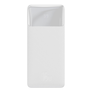 Зовнішній Акумулятор Baseus Bipow Digital 15W 20000mAh Білий (PPDML-J02) в Житомирі