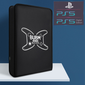 Пылезащитный черный кейс-чехол BUBM для игровой консоли-приставки Sony PlayStation 5 (PS5 / PS5 Digital Edition) лучшая модель в Житомире