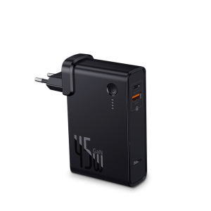 Банк заряду Baseus GaN USB+Type-C 10000mAh 45W black краща модель в Житомирі