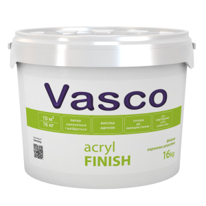 Шпатлевка акриловая для внутренних работ Vasco Acryl Finish 16кг ТОП в Житомире