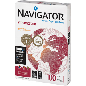 Папір офісний Navigator Presentation A4 100 г/м2 клас A 500 листів Білий (5602024530232) краща модель в Житомирі