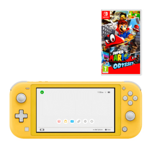 хороша модель Набір Консоль Nintendo Switch Lite 32GB Yellow Новий + Гра Super Mario Odyssey Nintendo Switch Російські Субтитри Новий