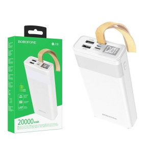 Павербанк Borofone 20000mAh 2xUSB/1xType-C, 2A лучшая модель в Житомире