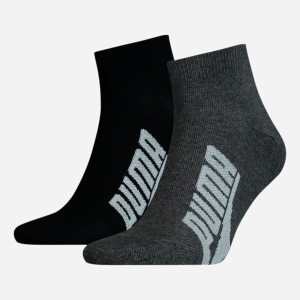 Набор носков Puma Unisex BWT Lifestyle Quarter Socks 2 pack 90795301 35/38 2 пары Black/White (8720245031127) ТОП в Житомире