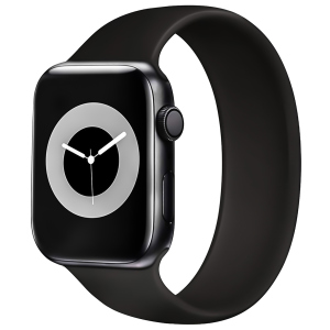 купити Ремінець Promate Loop-44XL для Apple Watch 42-44 мм 1/2/3/4/5/6/7/SE Black (loop-44xl.black)