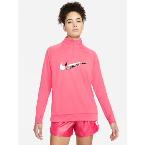 Спортивная кофта Nike W Nk Df Swsh Run Hz Mdlayr DD6841-622 S Розовая (195243293057) лучшая модель в Житомире