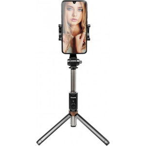 Трипод Dispho WS-18002 Selfie Stick Tripod Bluetooth Black (DSP-WS18002) ТОП в Житомирі