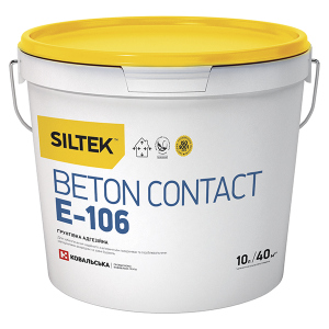 Ґрунтовка адгезійна Siltek E-106 Beton Contact 10л ТОП в Житомирі