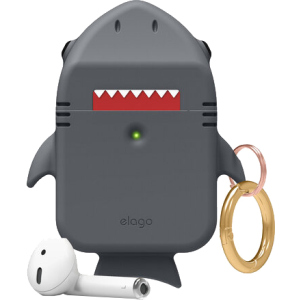 хороша модель Чехол Elago Shark Case for AirPods Dark Grey (EAP-SHARK-DGY)