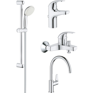 Набір змішувачів GROHE Start Curve 126748К (23805000+23768000+27598001+31554001) в Житомирі