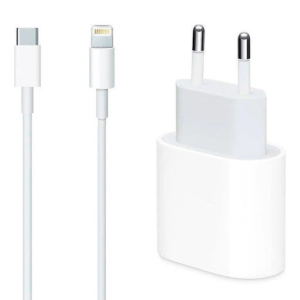 купити Мережевий Зарядний Пристрій для Apple 25W Type-C Power Adapter + Type-C to Lightning cable (A) (box) (Білий)