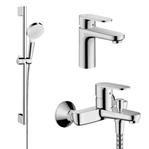 Набор смесителей HANSGROHE VERNIS BLEND хром латунь 71551111(71551000+71440000+26533400) ТОП в Житомире