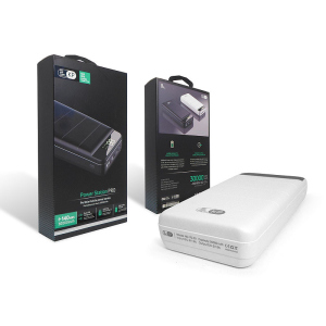 купити Повербанк PowerBank KP 8538 із цифровою зарядкою 30000 mah білий (8538)