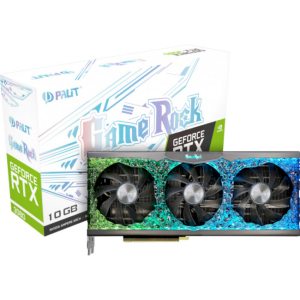 Відеокарта GF RTX 3080 10GB GDDR6X GameRock V1 Palit (NED3080U19IA-1020G) (LHR) ТОП в Житомире