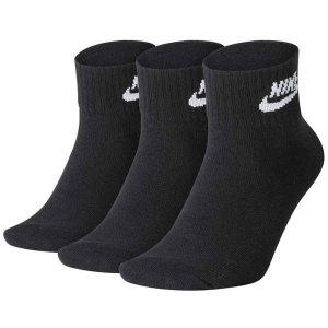 Набір шкарпеток Nike U Nk NSW Evry Essential Ankle 3Pr SK0110-010 S (34–38) 3 пари Чорний (193145890510) в Житомирі