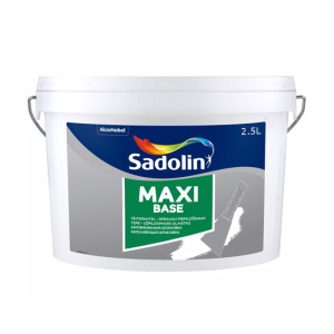 Шпатлевка дисперсионная SADOLIN MAXI BASE стартовая светло-серая 2,5л