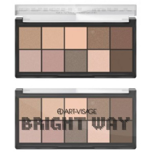 Палетка теней Art Visage Bright Way 92 нюдовая 7.5 г (4690327078378) надежный