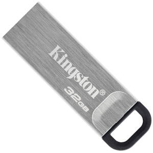 Kingston DataTraveler Kyson 32GB USB 3.2 Silver/Black (DTKN/32GB) краща модель в Житомирі