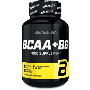 Амінокислоти Biotech BCAA+b6 100 таблеток ТОП в Житомирі