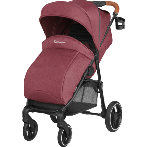 Прогулочная коляска Kinderkraft Grande LX Burgundy (5902533914319) лучшая модель в Житомире