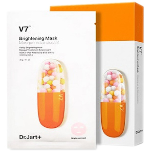 Маска, що освітлює, з вітамінним комплексом Dr.Jart+ V7 Brightening Mask 30 г x 5 шт (8809535809162) ТОП в Житомирі