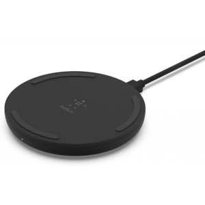 Зарядний пристрій Belkin Pad Wireless Charging Qi, 10W, PSU, black