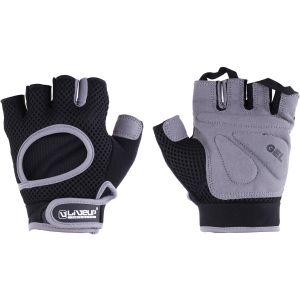 Рукавички LiveUP Men Fitness Gloves M Чорний/Сірий (LSU1580M-BGM) ТОП в Житомирі