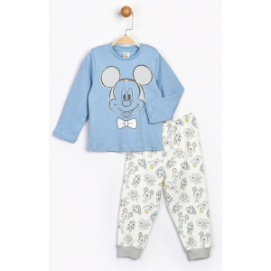 Пижама (футболка с длинным рукавом + штаны) Disney Mickey Mouse MC16191 92 см Голубая (8691109860774) в Житомире