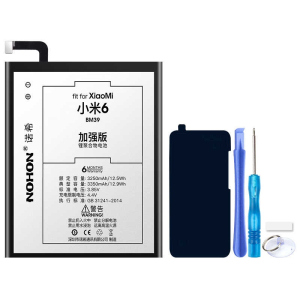Аккумулятор NOHON для Xiaomi Mi 6 3350mAh + набор инструментов (BM39) лучшая модель в Житомире