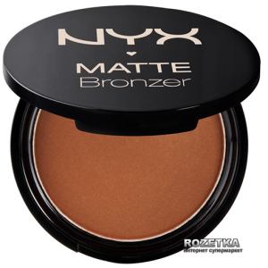 Бронзатор для лица и тела NYX Professional Makeup Matte Bronzer матирующий MBB03 - Medium 9.5 г (800897809072)