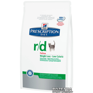 Сухой корм для кошек Hills Prescription Diet Feline r/d 1.5 кг (9187,08) (052742918709) рейтинг