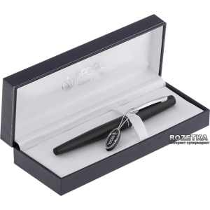 Ручка перова Regal Чорна Чорний корпус у подарунковому футлярі (R80100.L.F) краща модель в Житомирі