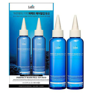 Набор филлеров для волос с эффектом ламинирования La'dor Perfect Hair Fill-Up Duo 100 мл+100 мл (8809500817987) лучшая модель в Житомире