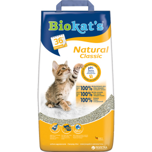 Наполнитель для кошачьего туалета Biokats Natural Бентонитовый комкующий 10 кг (10 л)(4002064614642/4002064617121) в Житомире