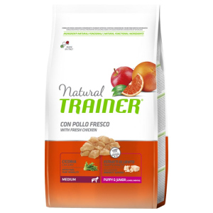 Сухой корм Trainer Natural Super Premium Puppy&Junior Medium для щенков средних пород до 15 месяцев 0.65 кг (8015699006716) в Житомире