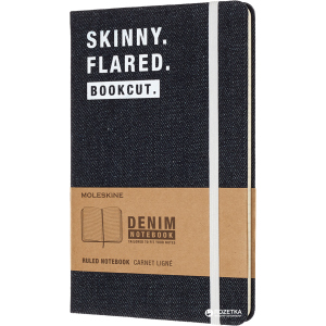 Нотатник Moleskine Denim 13 х 21 см 240 сторінок у лінійку Skinny (8058341710753) краща модель в Житомирі