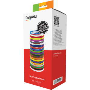 Набір нитки Polaroid 1.75 мм PLA для ручки 3D 22 кольори (PL-2503-00) ТОП в Житомирі