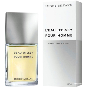 Туалетная вода для мужчин Issey Miyake L'eau D'issey Pour Homme Eau Fraiche 50 мл (3423474883158) рейтинг