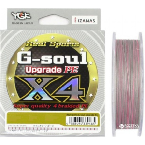 Шнур YGK G-Soul X4 Upgrade 150 м 0.148 мм 0.8 кг/14 lb Сірий (55450111) ТОП в Житомирі