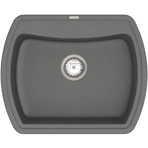 Кухонна мийка VANKOR Norton NMP 01.63 Gray Stone + сифон одинарний VANKOR Стандарт
