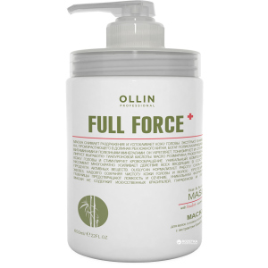 Маска для волосся та шкіри голови Ollin Professional Ollin Full Force з екстрактом бамбука 650 мл (4620753725621) в Житомирі