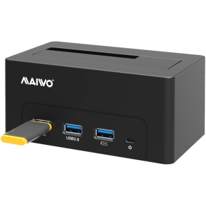 Док-станція Maiwo для HDD 2.5"/3.5" SATA/SSD + 3хUSB 3.0 (K308H) в Житомирі