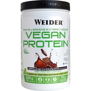 Протеин Weider Vegan Protein 540 г Brownie-Chocolate (8414192309315) лучшая модель в Житомире