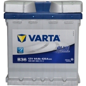 купить Автомобильный аккумулятор Varta Blue Dynamic 44Ah Ев (-/+) B36 (420EN) (544401042)