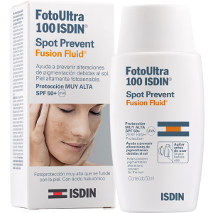 Флюид для лица Isdin Foto Ultra Spot Prevent / Fusion Fluid SPF 50+ 50 мл (8470001631688) рейтинг