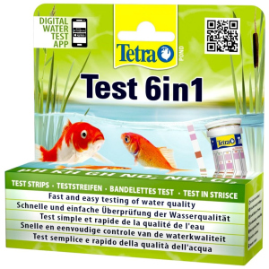 хороша модель Набір смужок-тестів для перевірки якості води Tetra Pond Test Set 6-in-1 25 шт (4004218192713)