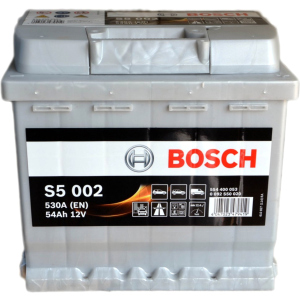 Автомобільний акумулятор Bosch 6СТ-54 (S5002) 54 Аг (-/+) Euro 530 А (0 092 S50 020) ТОП в Житомирі